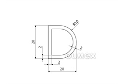 SILIKONPROFILE D-FORM